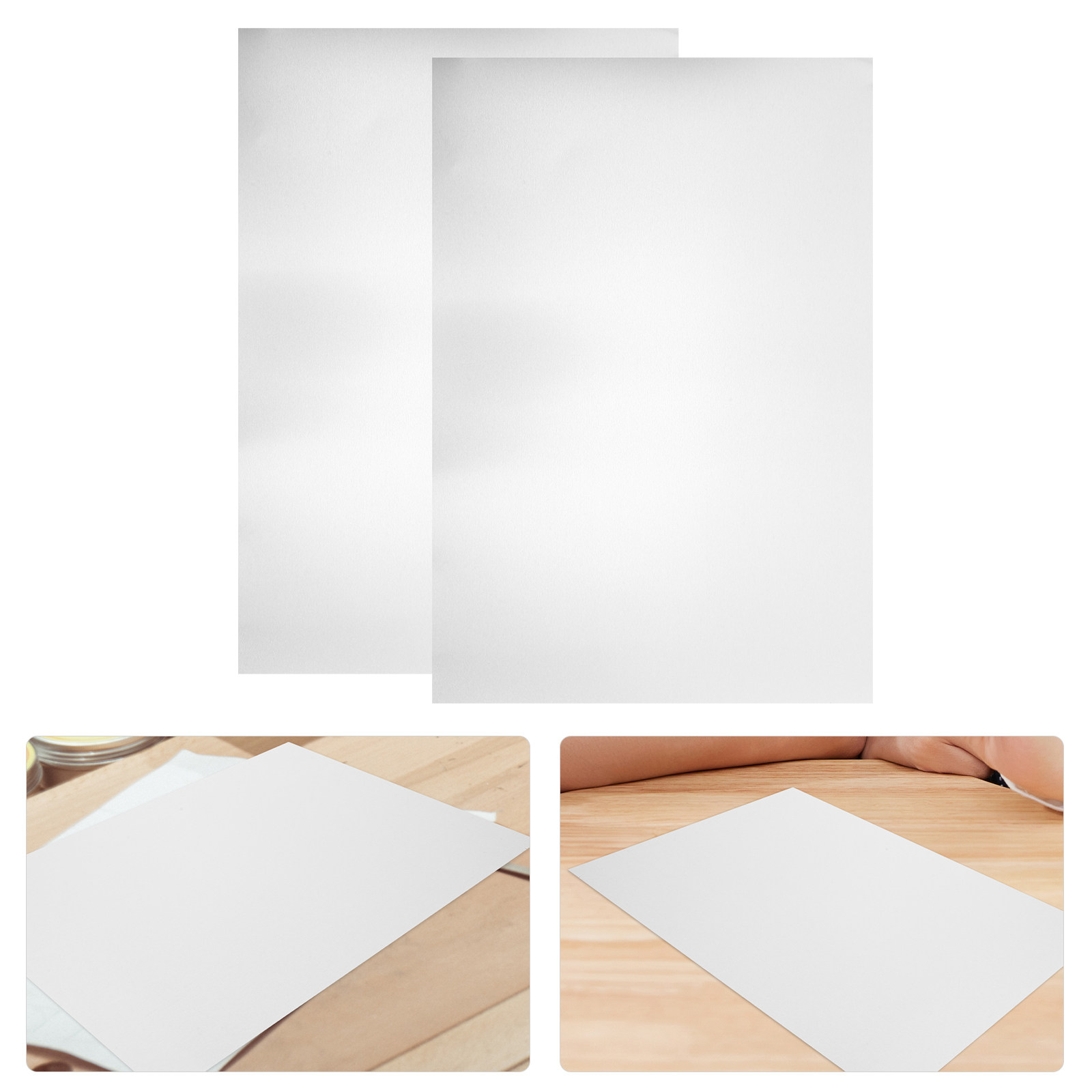 Industrial Laser Applications - 2 stuks A4 aluminium plaatwerk blanco