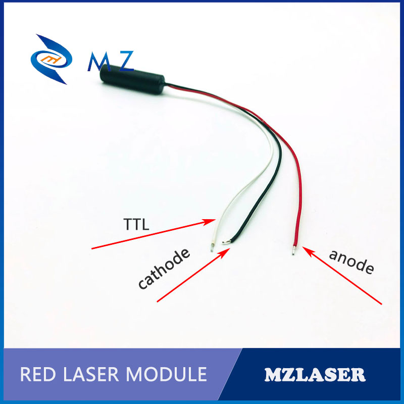 Industrial Laser Applications - Industriële PMW-gestuurde rode-puntlasermodule 8MM 635NM 15MW/20MW/25MW