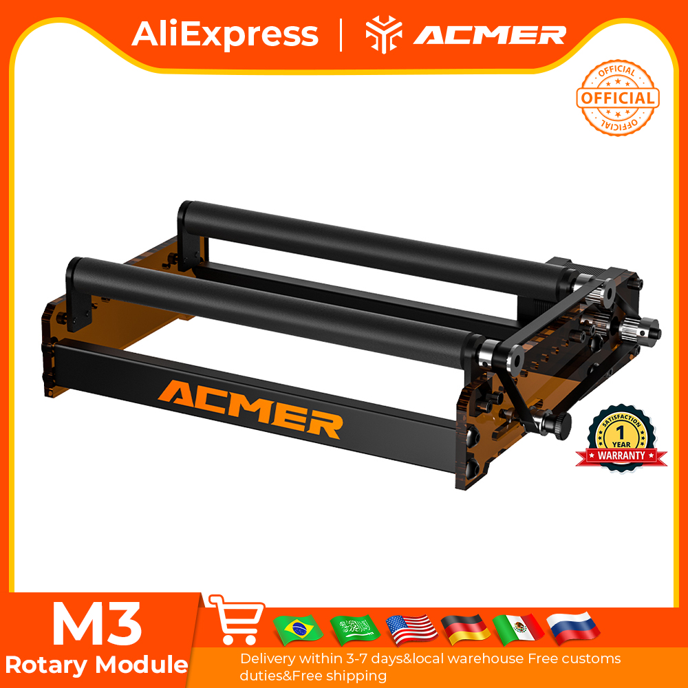Fiber Laser Cutting Machine - ACMER M3 Laser-roterende rol 360° °