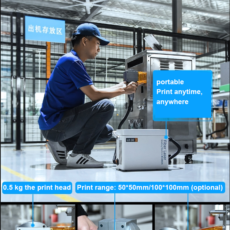 Fabrieksleverancier Handheld A - Industrial Handheld Laser Printer recensie en prijs