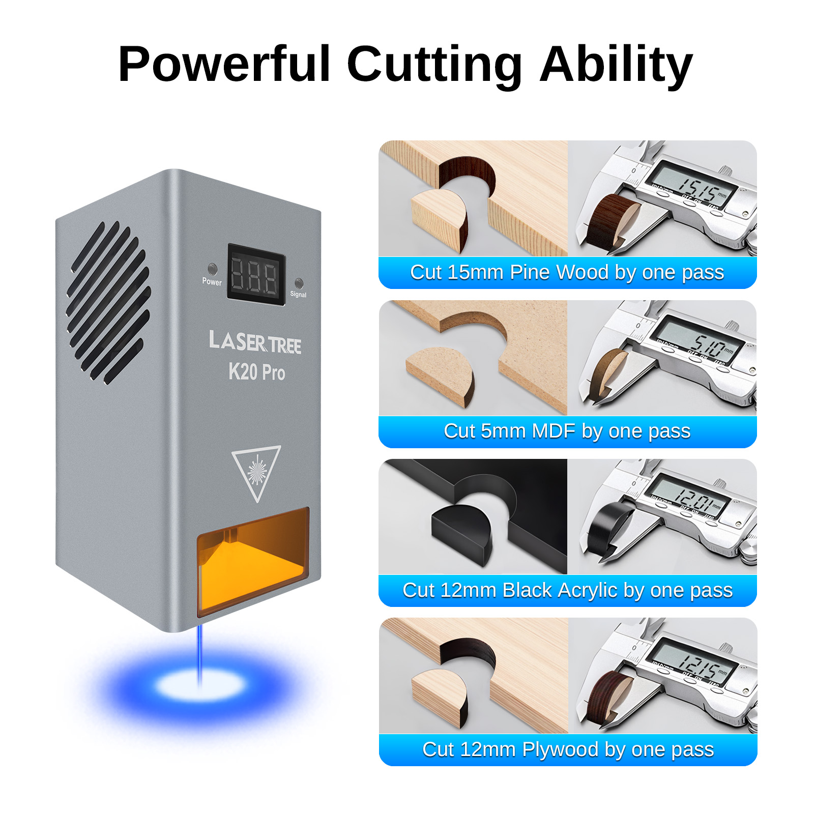 LASER TREE K20 20 W Optische P - Industrial Laser Engraver recensie en prijs