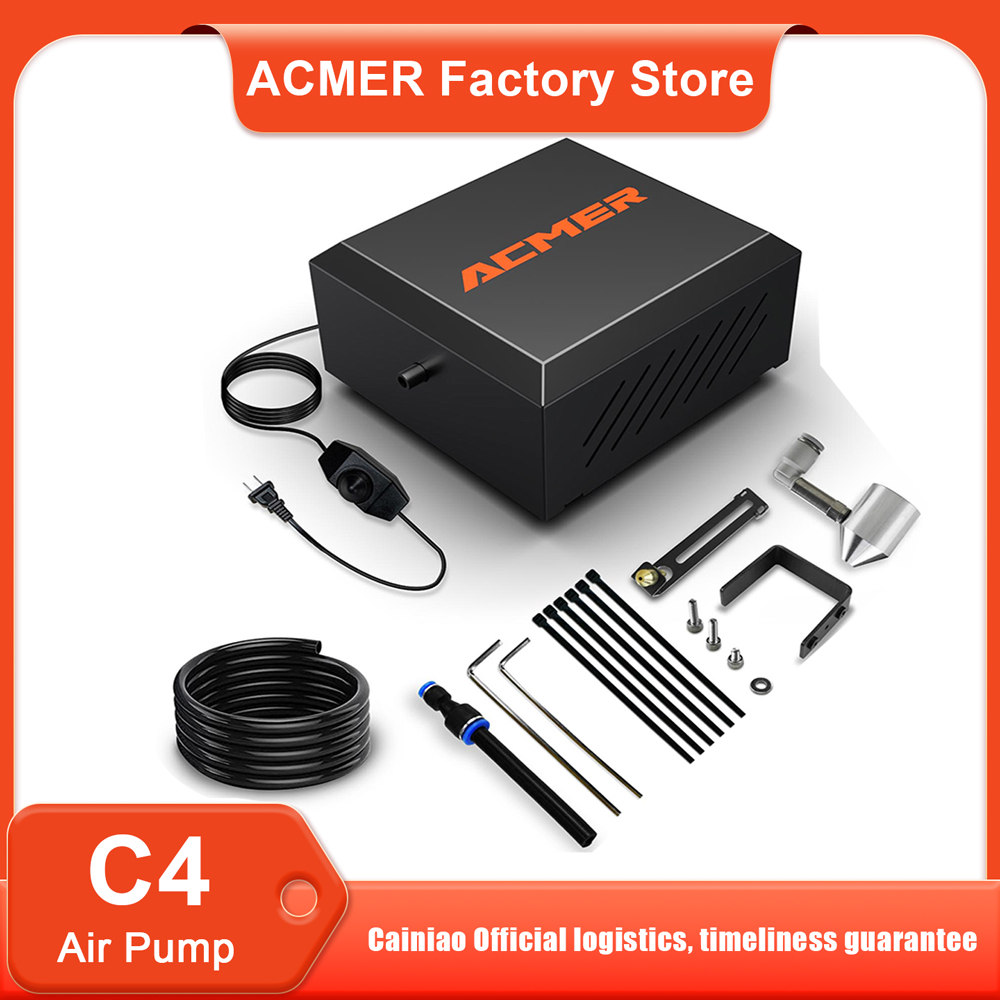ACMER C4 Laser Air Assist-pomp - Industrial Laser Engraver recensie en prijs