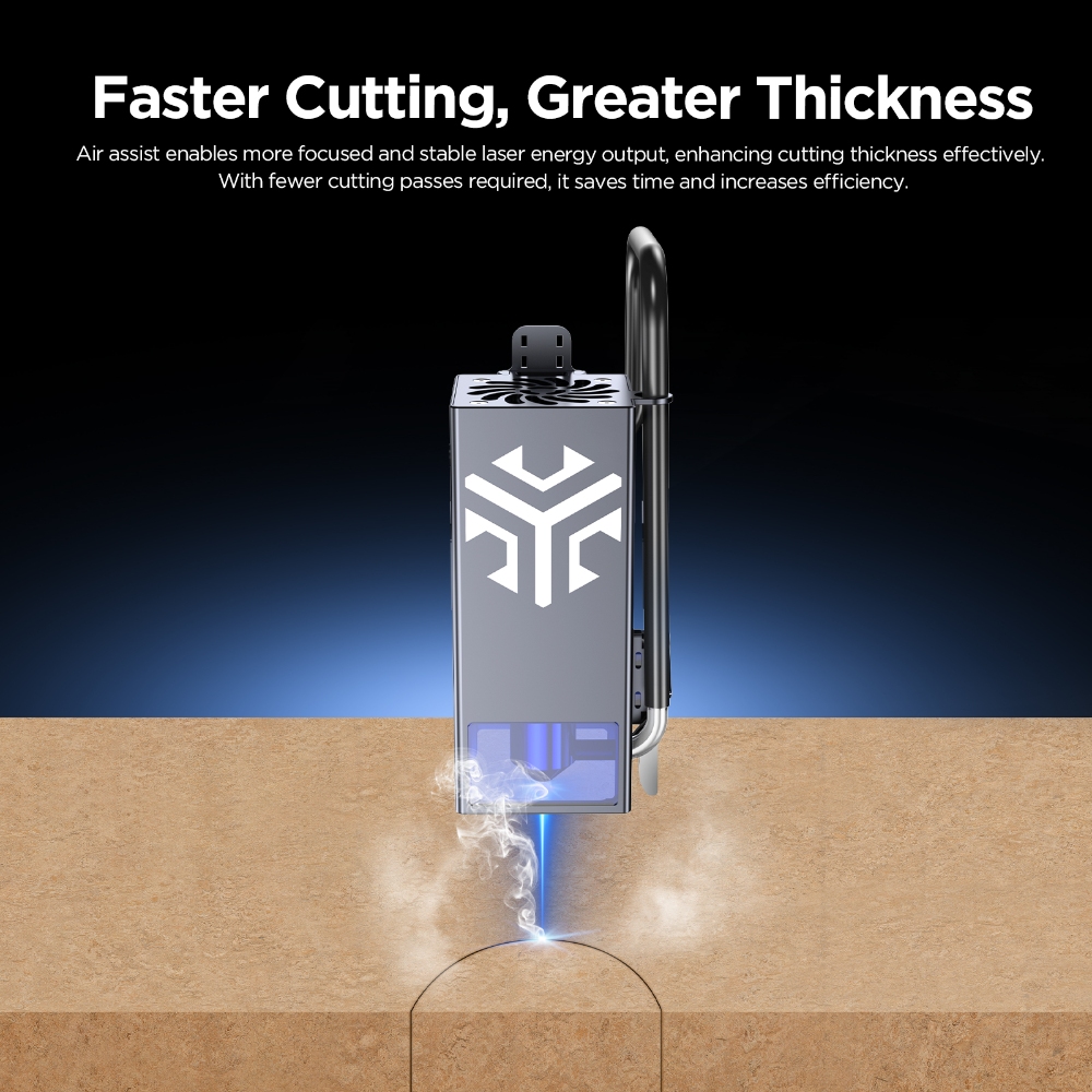 ACMER C4 Laser Air Assist-pomp - Industrial Laser Engraver recensie en prijs