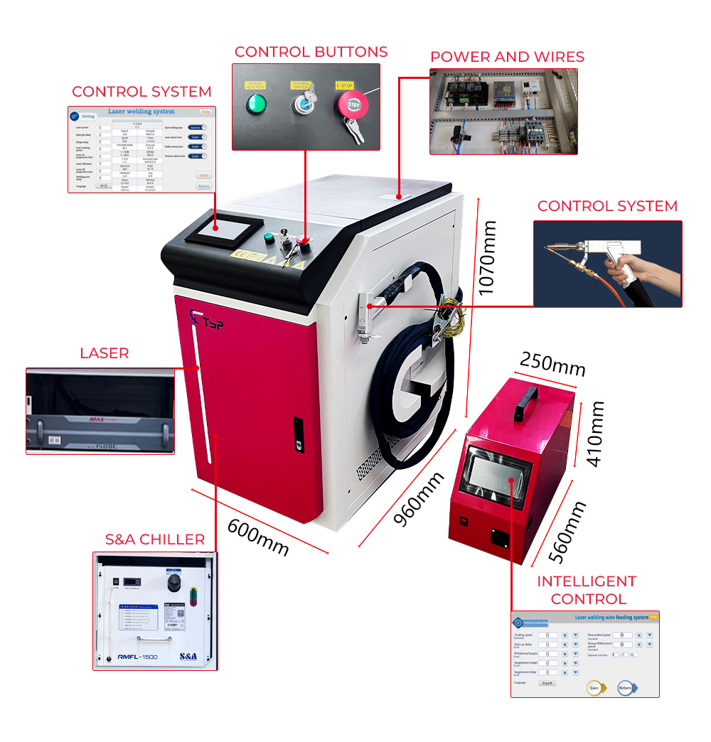 Fabriek directe verkoop 1000w  - Industrial Laser Welding Machine For Sale recensie en prijs