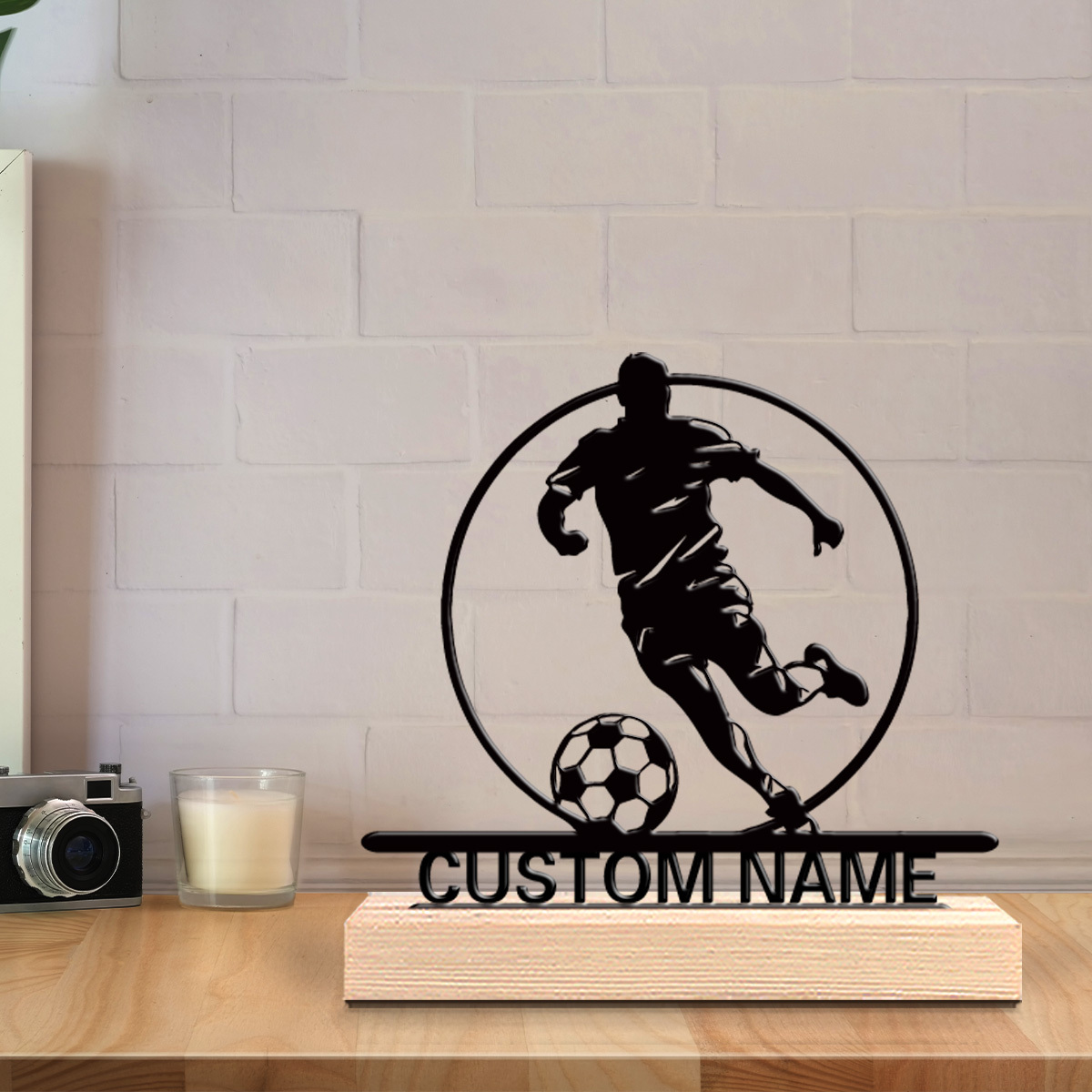 Aangepaste voetbalspeler metal - Industrial Laser Marker recensie en prijs
