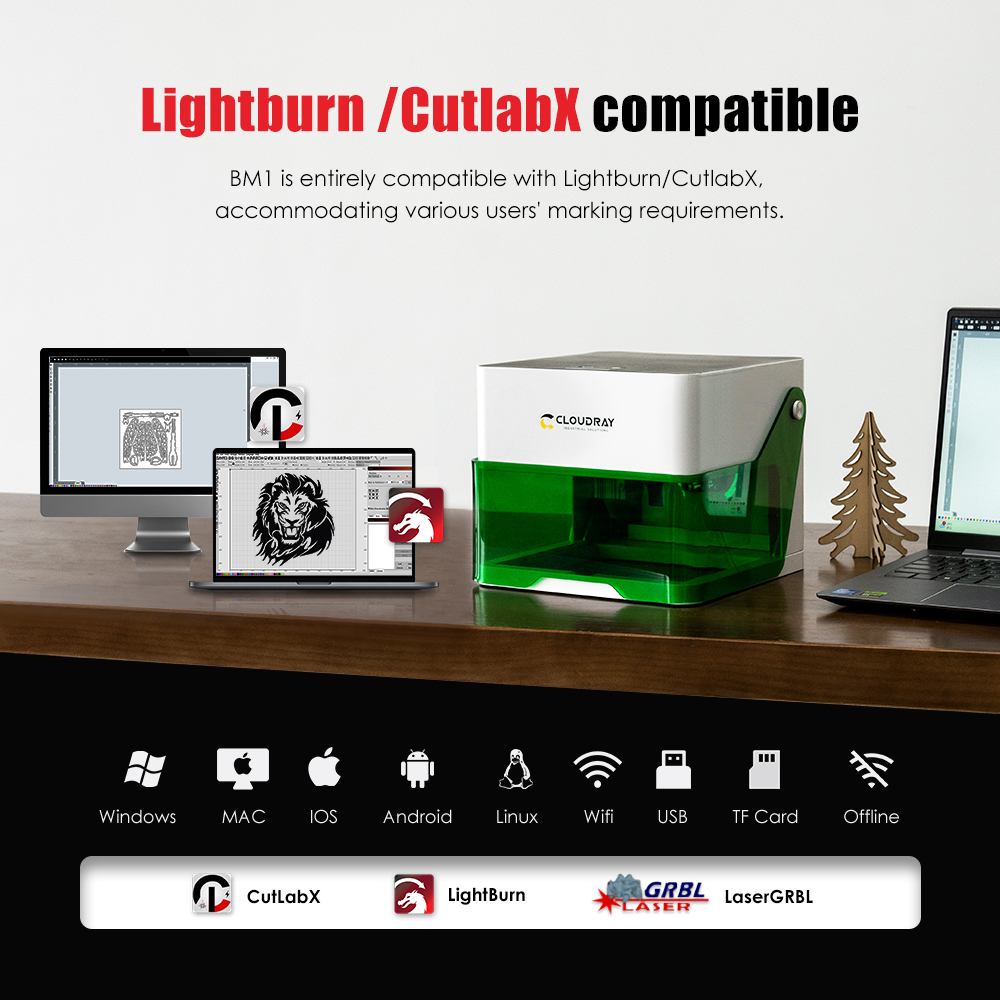 Cloudray 5000 mw CNC Mini Lase - Industrial Laser Engraver recensie en prijs