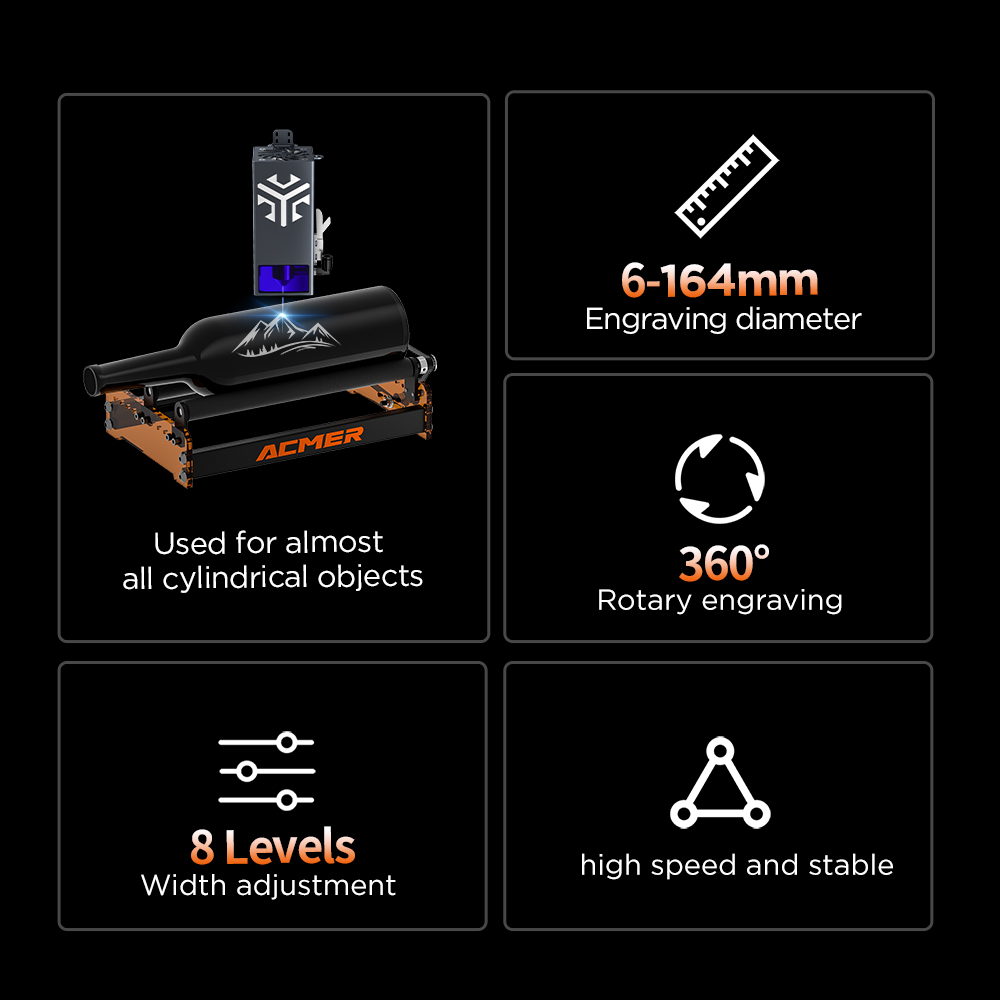 ACMER M3 Laser-roterende rol 3 - Fiber Laser Cutting Machine recensie en prijs
