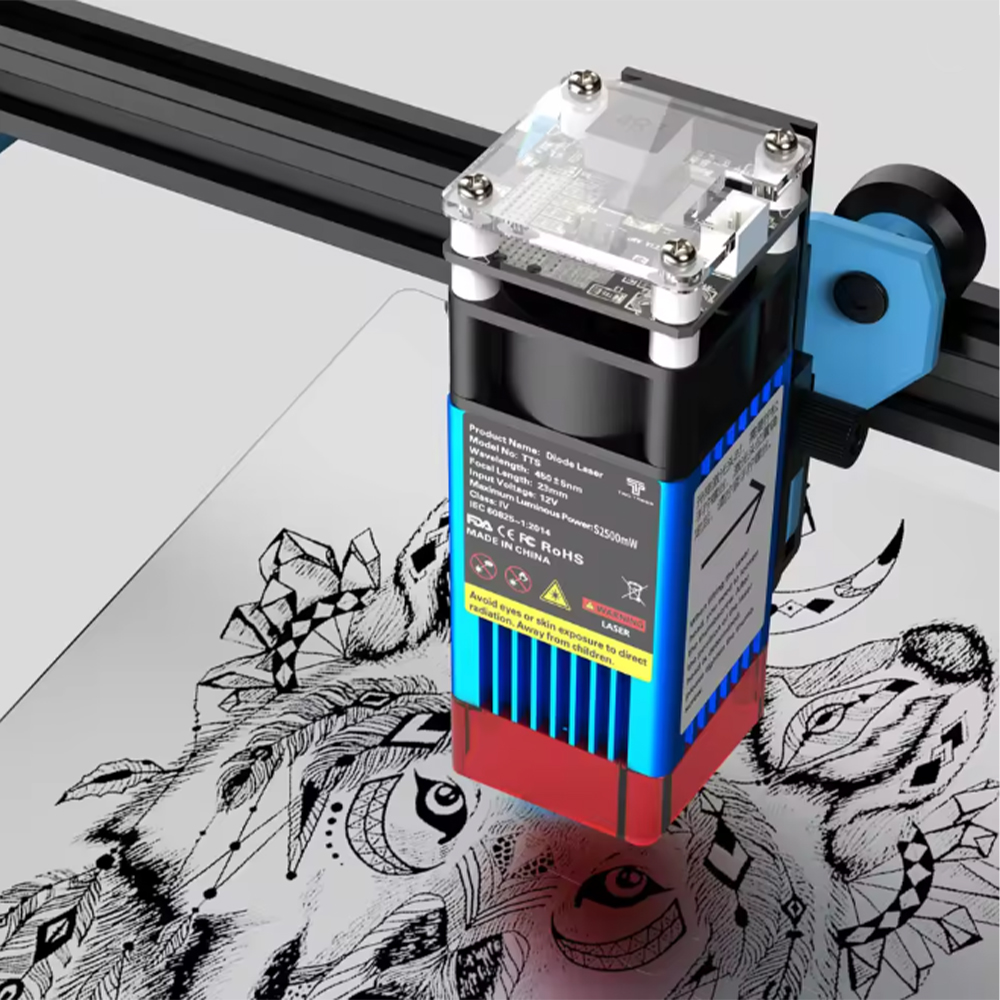 TwoTrees TTS-55 Pro/TTS-10 Pro - Industrial Laser Engraver recensie en prijs