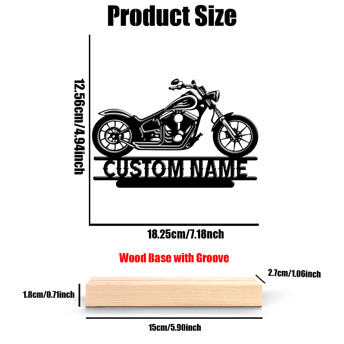 1Pc Csutom Naam Road Motorbike - Industrial Laser Marker recensie en prijs