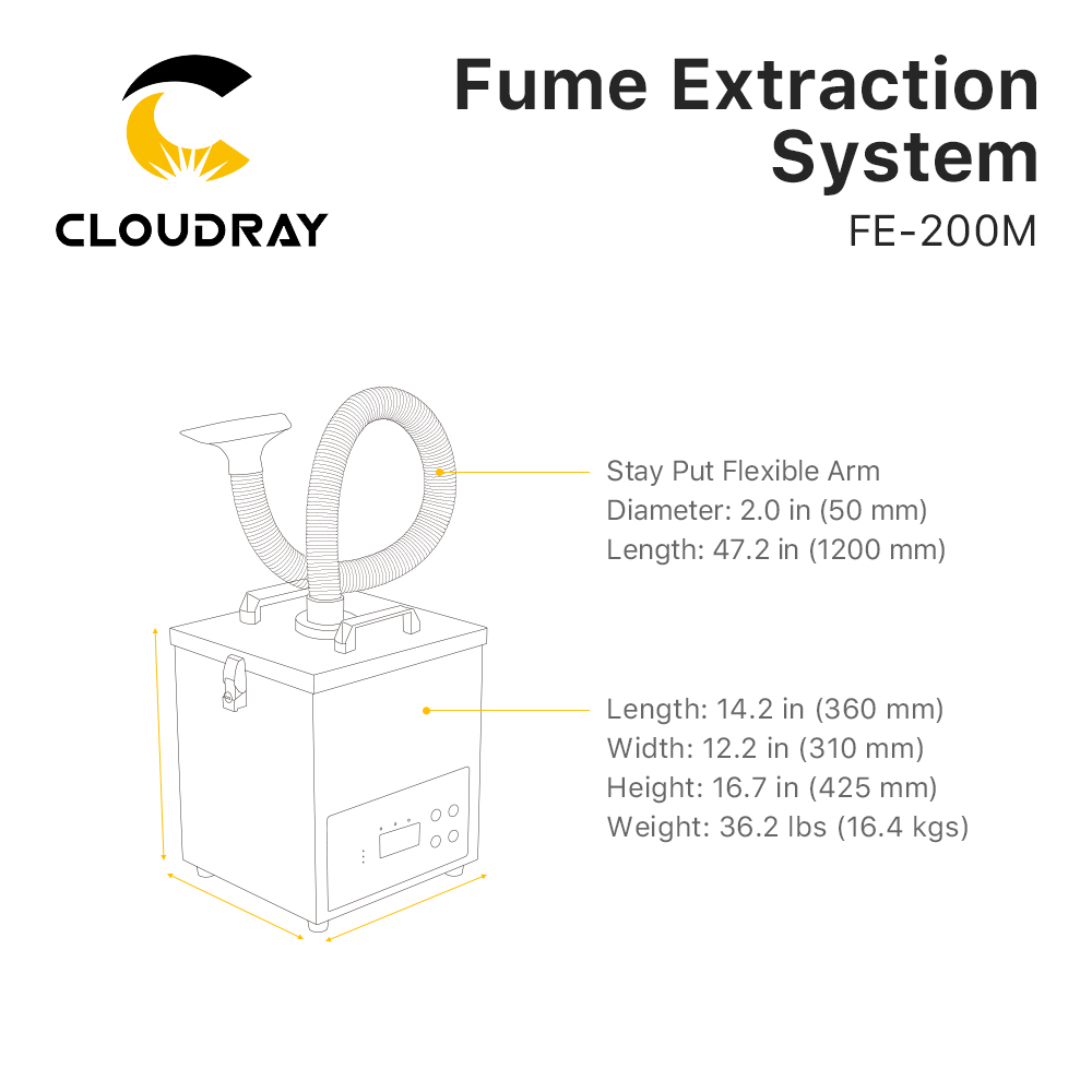 Cloudray Rookafzuigsysteem FE- - Fiber Laser Cutting Machine recensie en prijs